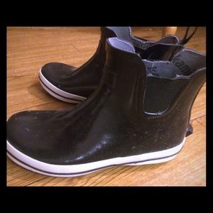 Kamik ankle black Rubber boots